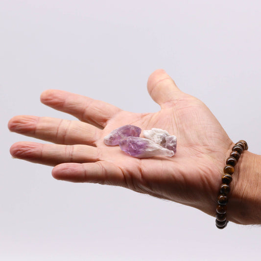Raw Amethyst Rough Crystal Points | 100g Bags