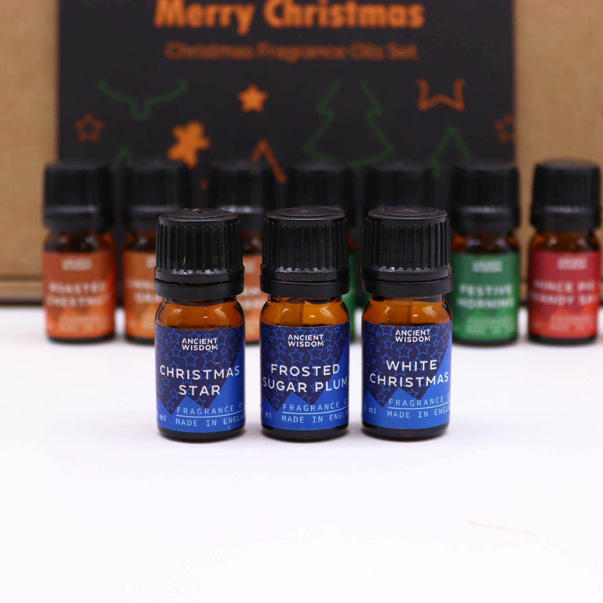 12 x Festive Delights Fragrance Oils Set - Crystal Nest