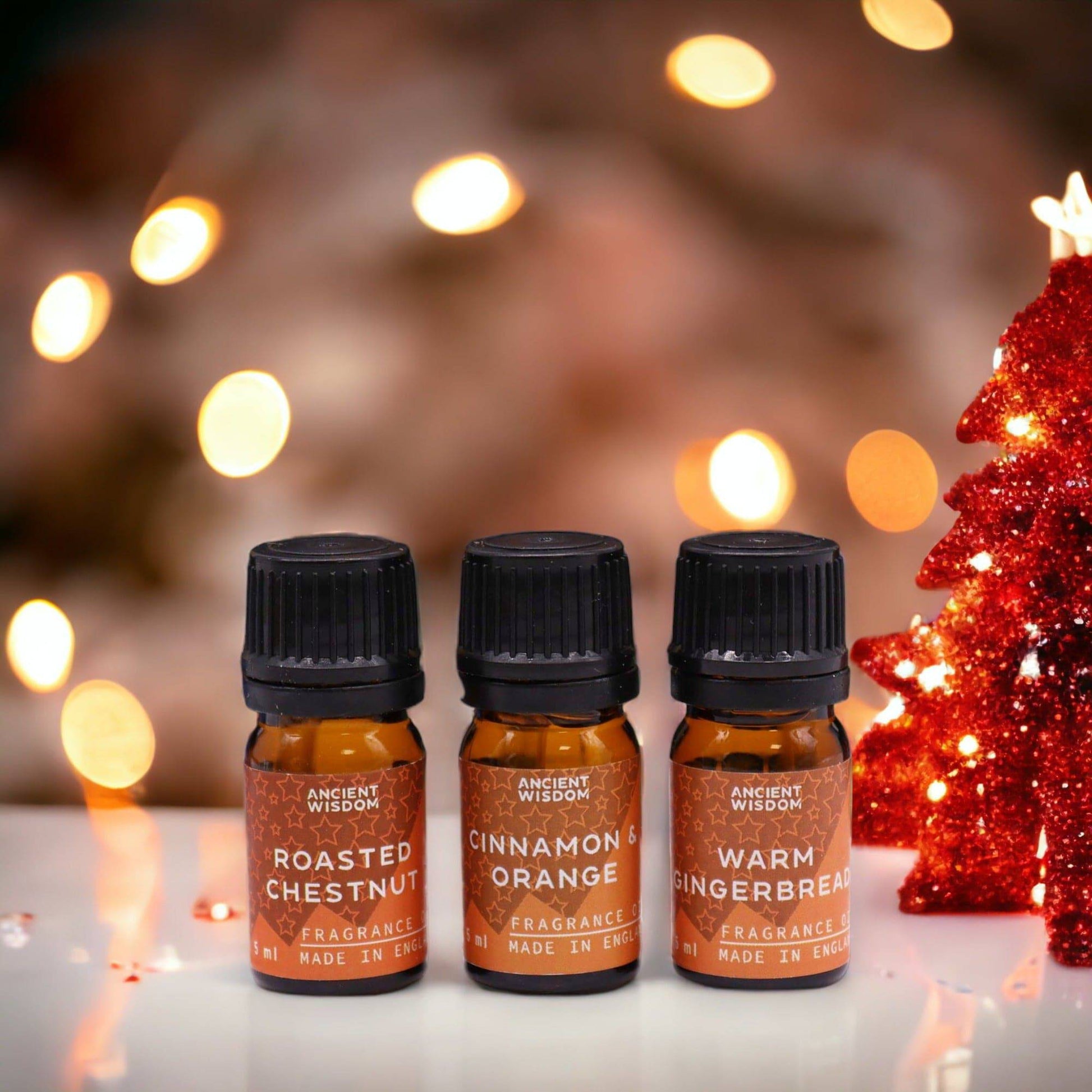 12 x Festive Delights Fragrance Oils Set - Crystal Nest
