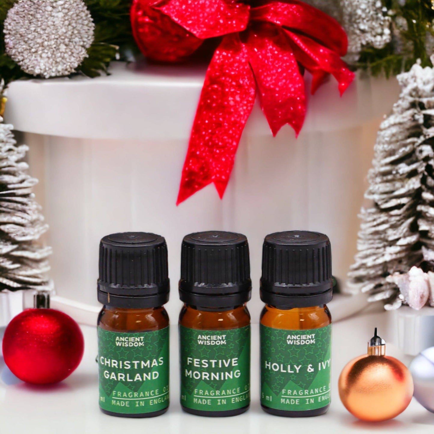 12 x Holy Christmas Fragrance Oil Set - Crystal Nest