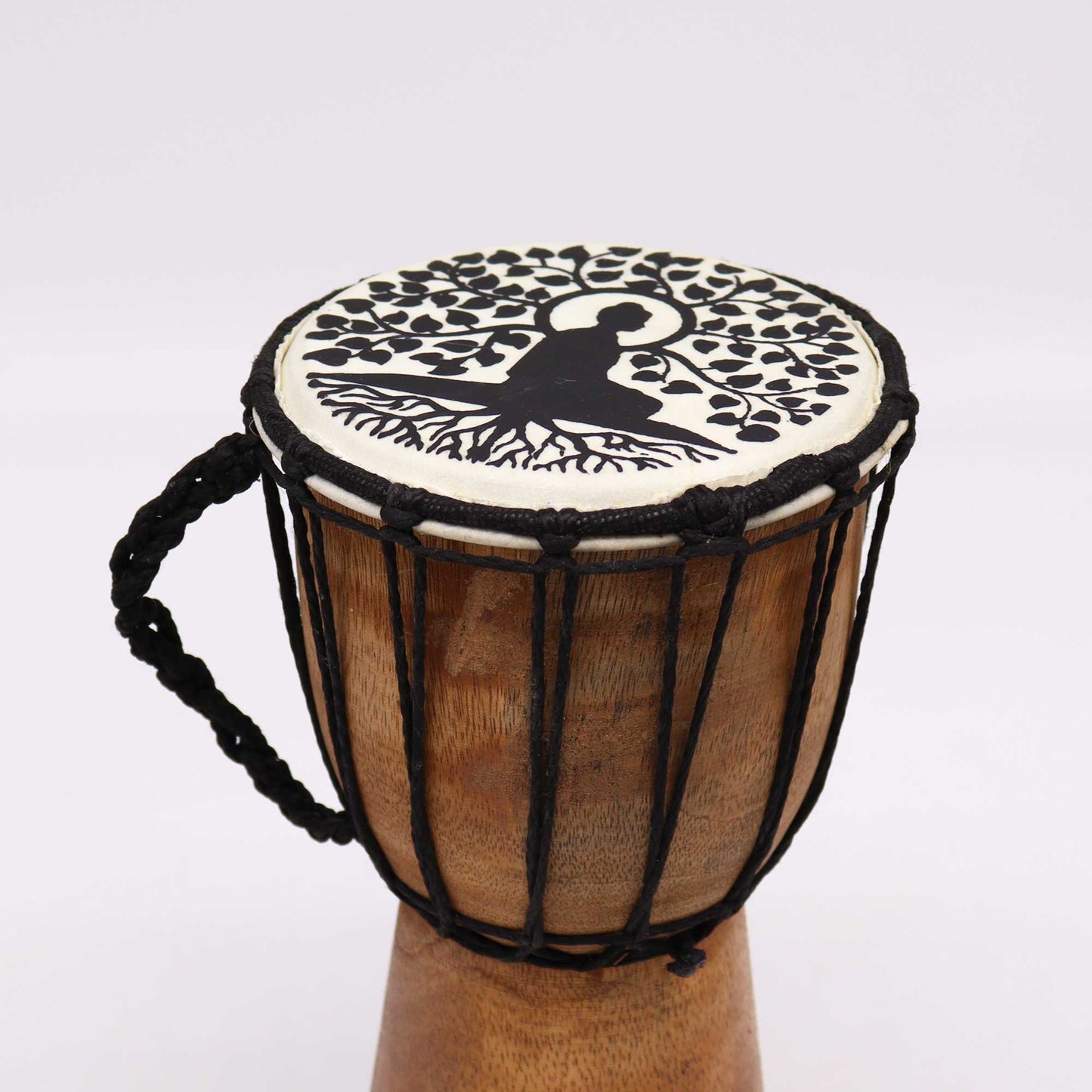 Djembe Drum – Buddha Design - Crystal Nest