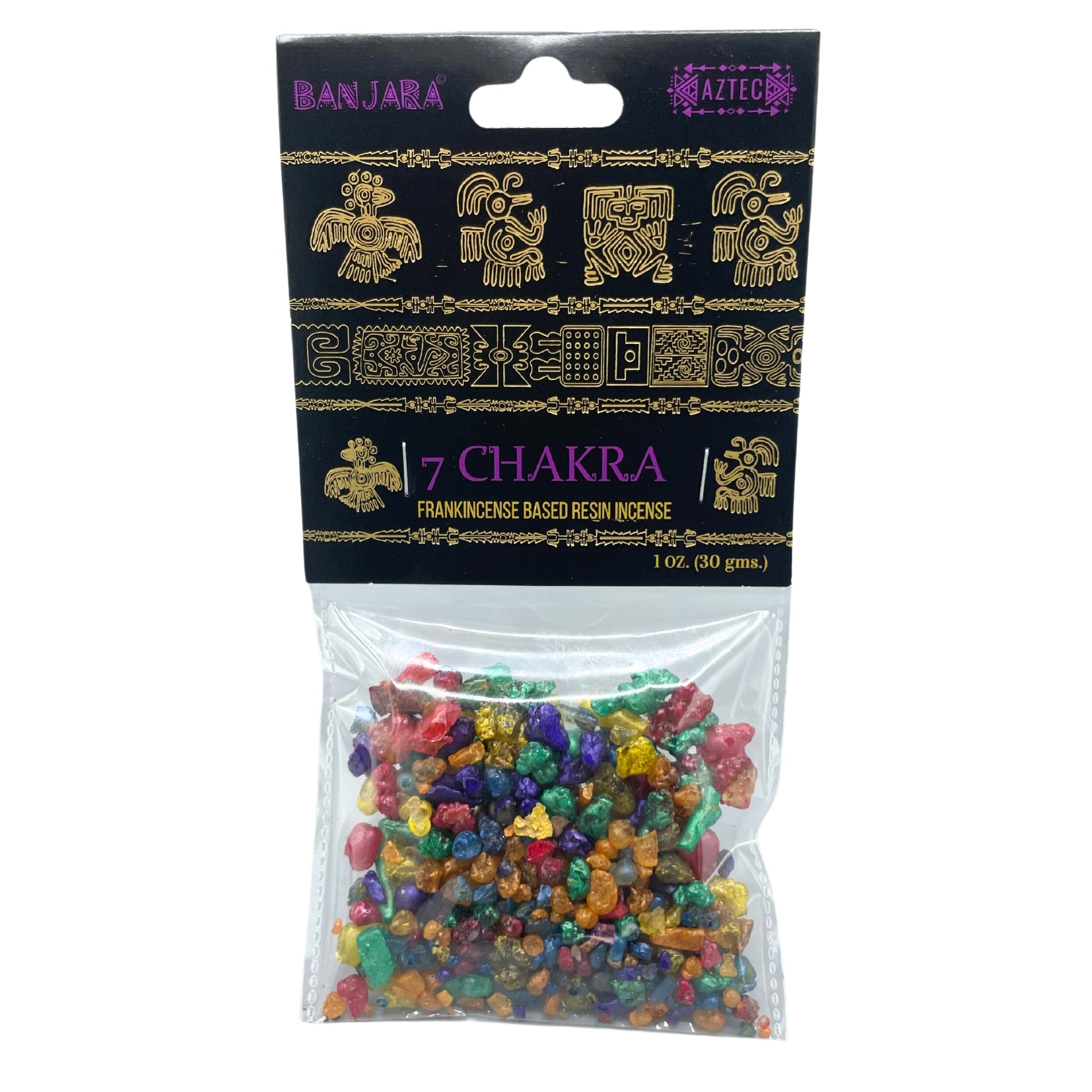 Banjara 7 Chakra Tree Resin Incense - 30g - Crystal Nest