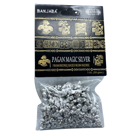 Banjara Pagan Magic Silver Tree Resin Incense - 30g - Crystal Nest