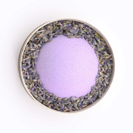 Enchanting Heart Heaven Aromatherapy Gift Set | Clary Sage & Juniper Bath Bomb, Himalayan Salt & Lavender Petals - Crystal Nest