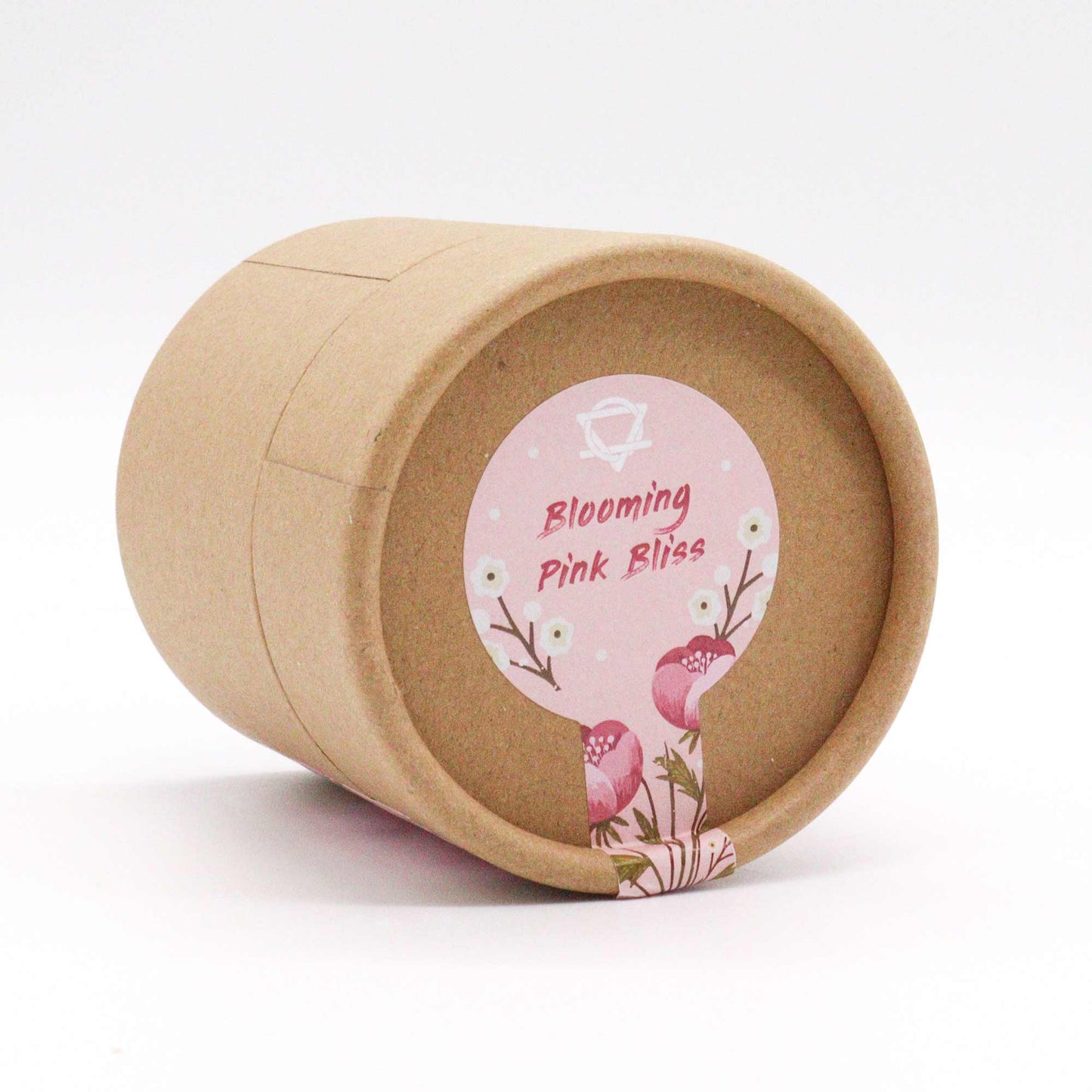 Blooming Pink Bliss Aromatherapy Gift Set | Frankincense & Rose Bath Bomb, Himalayan Salt & Marigold Petals - Crystal Nest