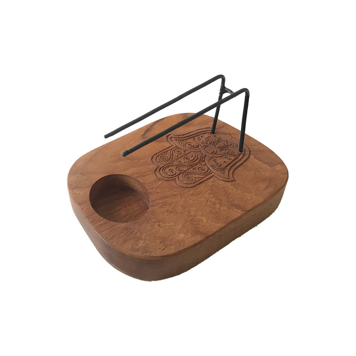 Palo Santo Heater - Hamsa Design - Crystal Nest