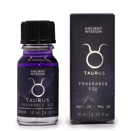 Zodiac Fragrance Oil 10ml – Taurus | Forest Emerald & Patchouli - Crystal Nest