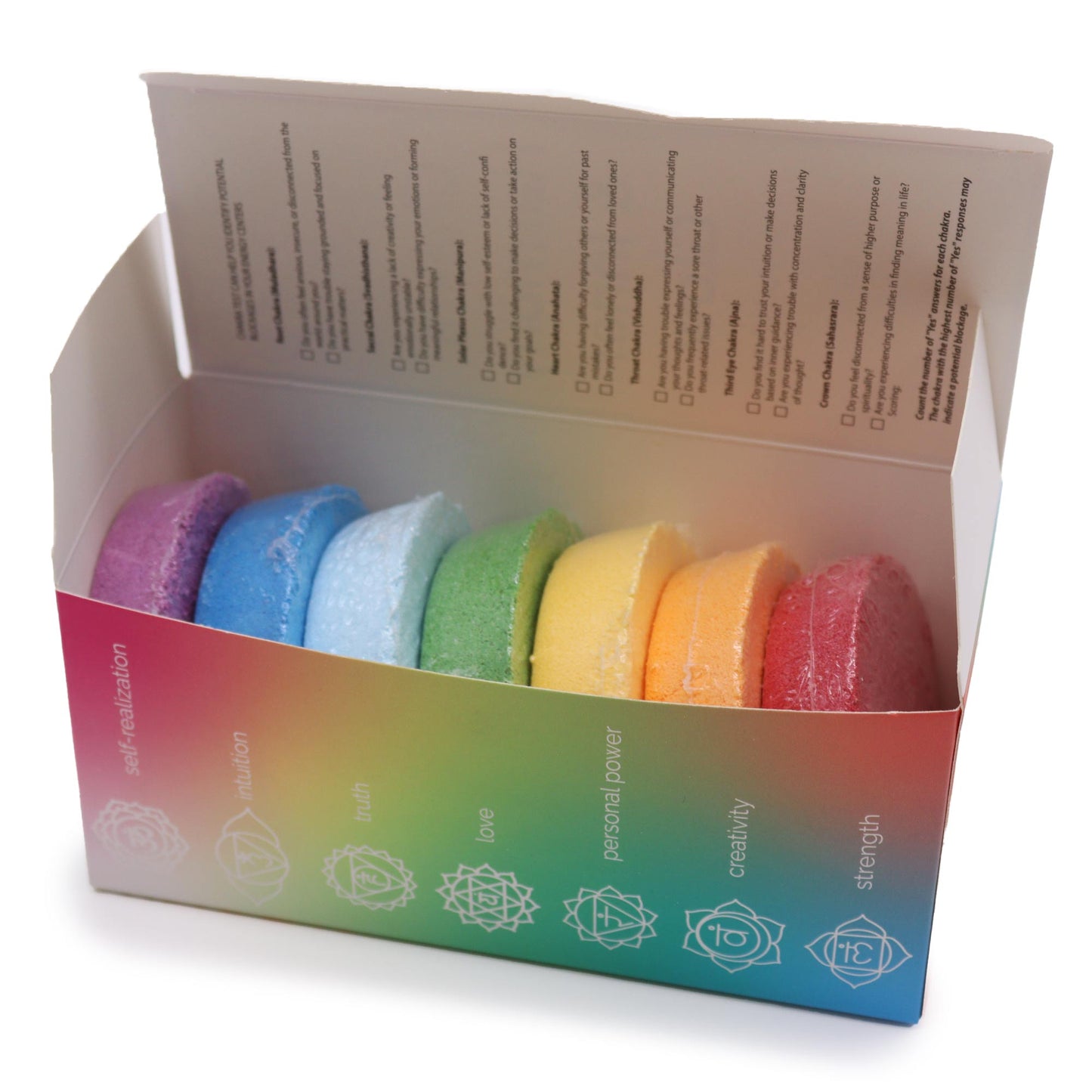 7 Chakra Bath Fizzers – Chakra Harmony & Inner Glow