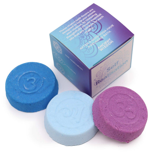 Chakra Bath Fizzers – Self Realisation - Crystal Nest