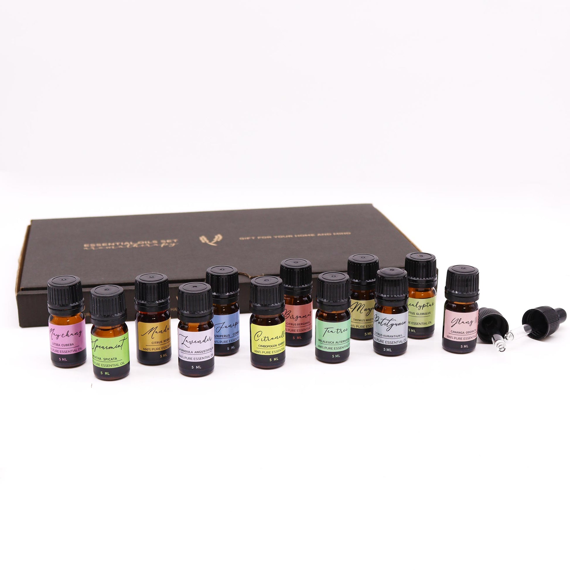 Spring Awakening Essential Oil Gift Set | 12 Revitalising Oils for a Fresh Start - Crystal Nest