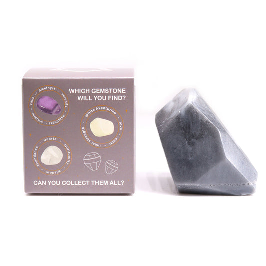 Crystal Elemental Soap - Air | Crystal-Infused Vegan Soap with Surprise Gemstone - Crystal Nest