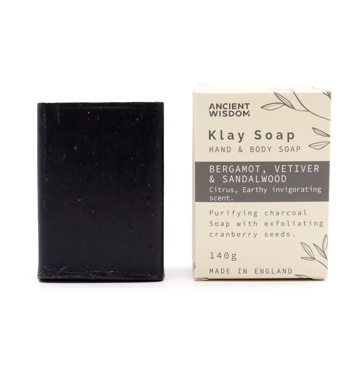 Bergamot & Sandalwood Klay Soap - Crystal Nest