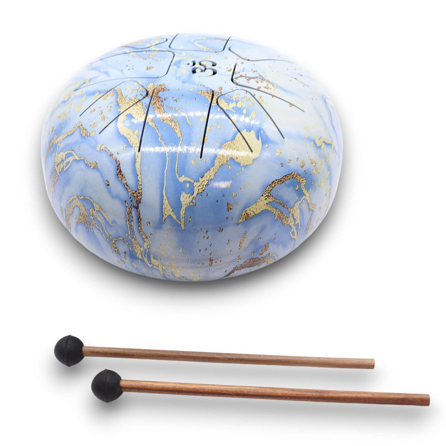 Hapi Steel Tongue Drum – Blue Sky Design - Large - Crystal Nest