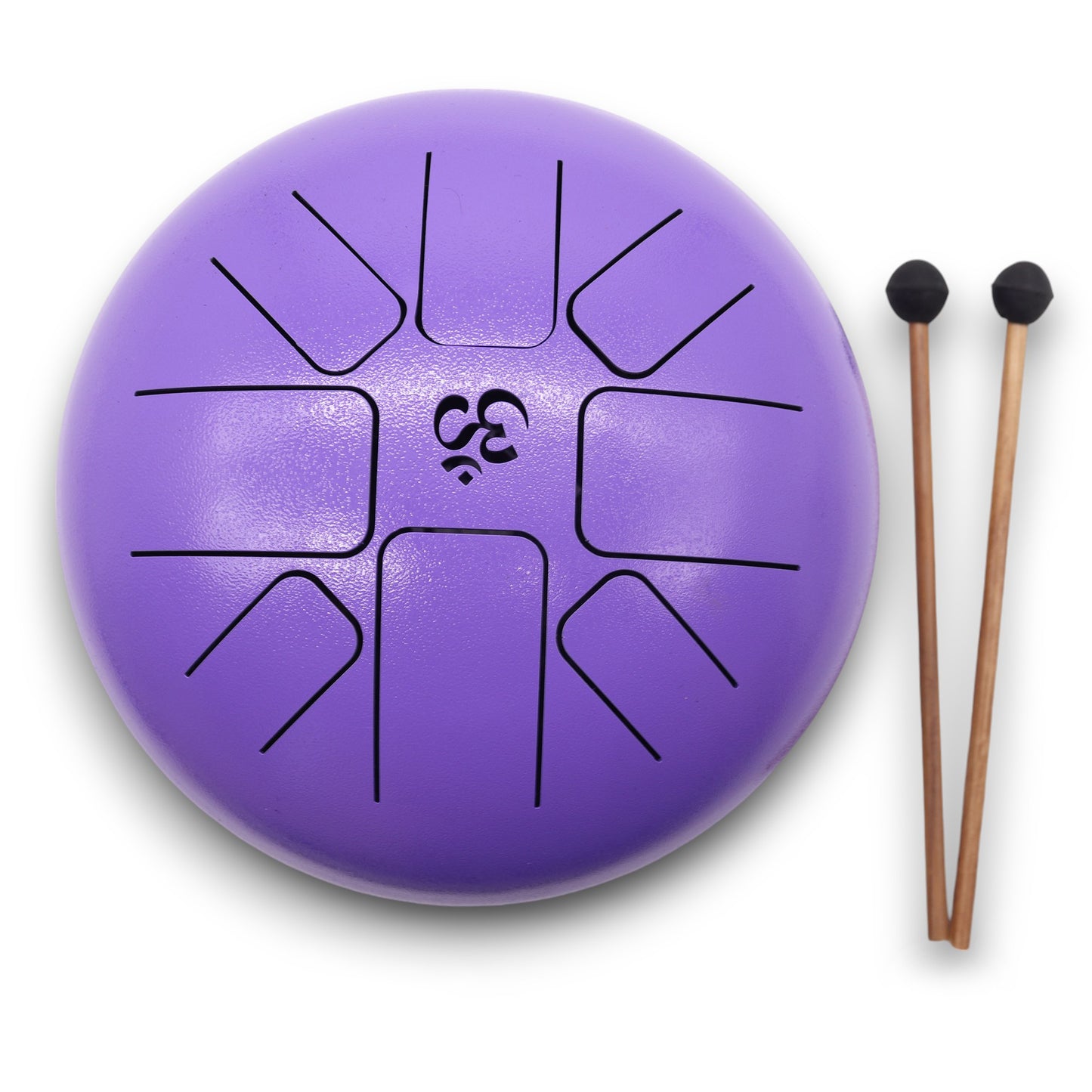 Hapi Steel Tongue Drum – Om Violet Design - Crystal Nest