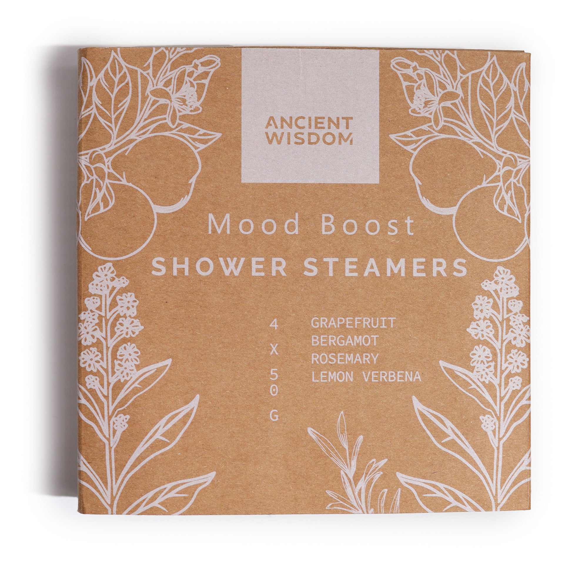 Mood Boost Shower Steamers | Uplifting Aromatherapy | Set of 4 - Crystal Nest