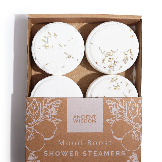 Mood Boost Shower Steamers | Uplifting Aromatherapy | Set of 4 - Crystal Nest