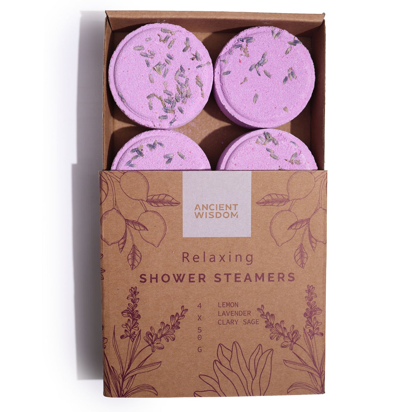 Relaxing Shower Steamers | Calming Aromatherapy | Set of 4