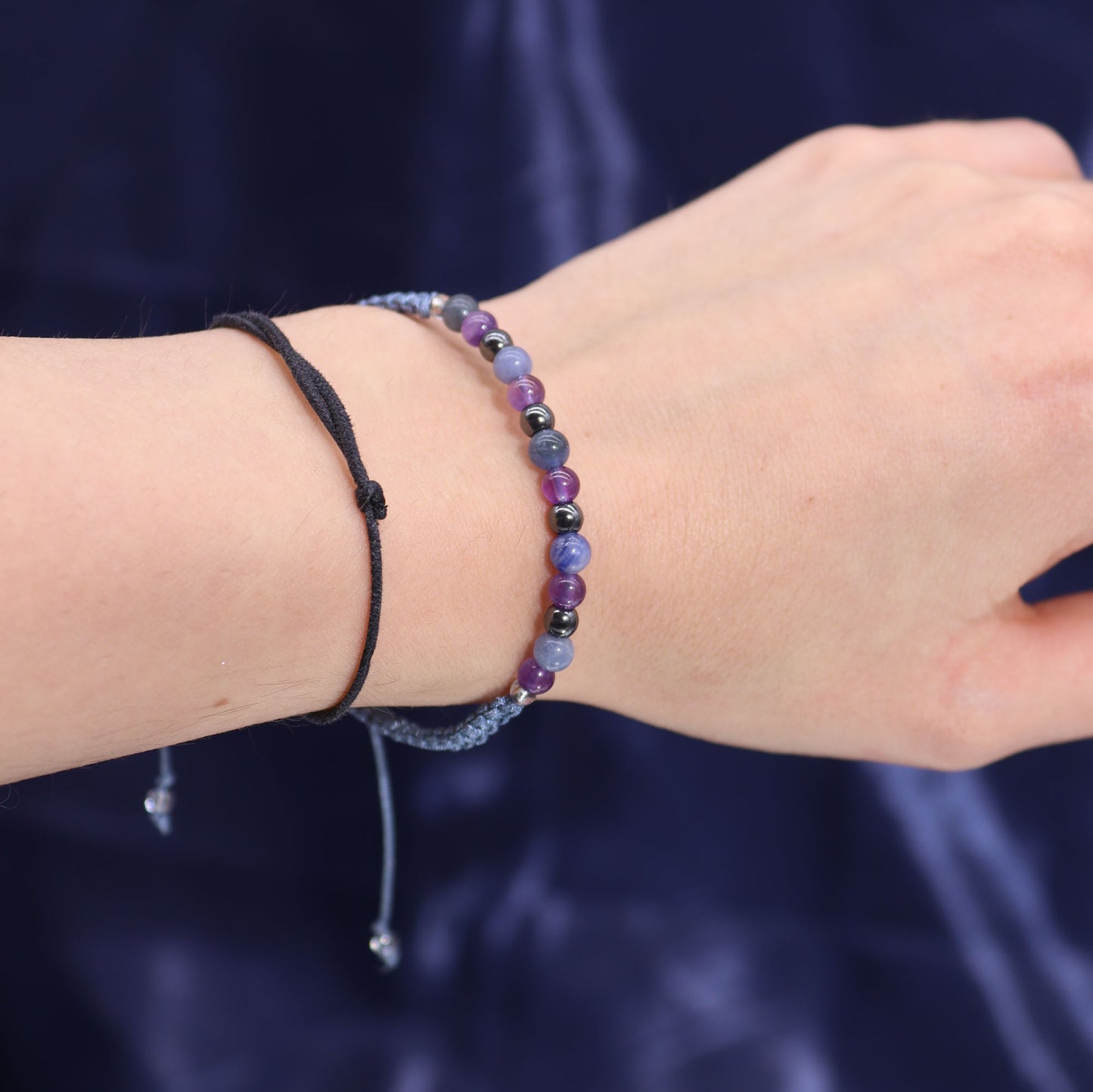 Sagittarius Zodiac Crystal Candle with Gemstone Bracelet - Crystal Nest