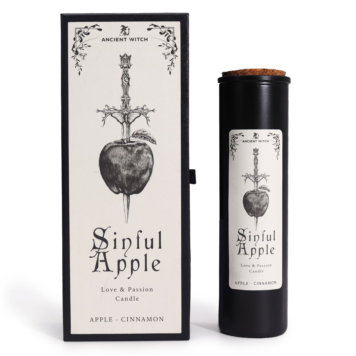 Sinful Apple Ritual Candle – Love & Desire | Apple & Cinnamon | Soy Wax