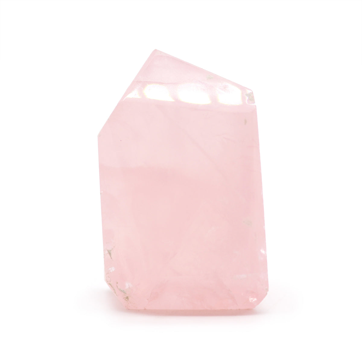 Indian Rose Quartz Gemstone Point - Crystal Nest