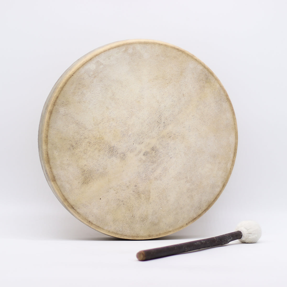 Spirit of the Wolf Shaman Drum | 40cm Tunable Frame Drum - Crystal Nest