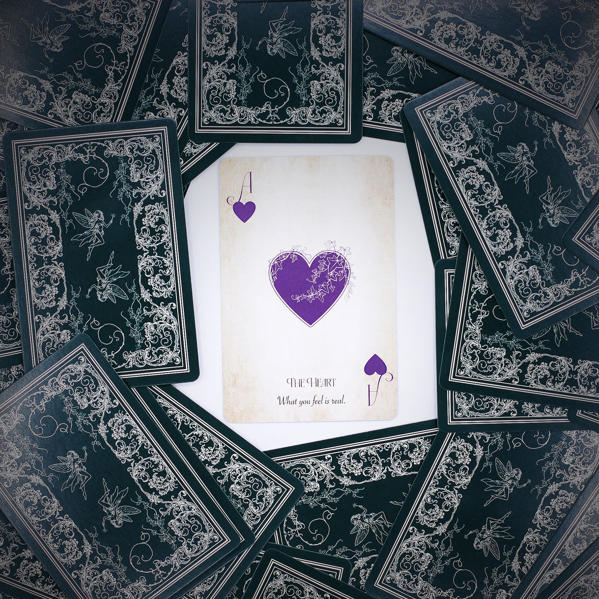 Fae Realm Playing & Oracle Cards – Fairy Divination Deck | 54-Card Game Set - Crystal Nest