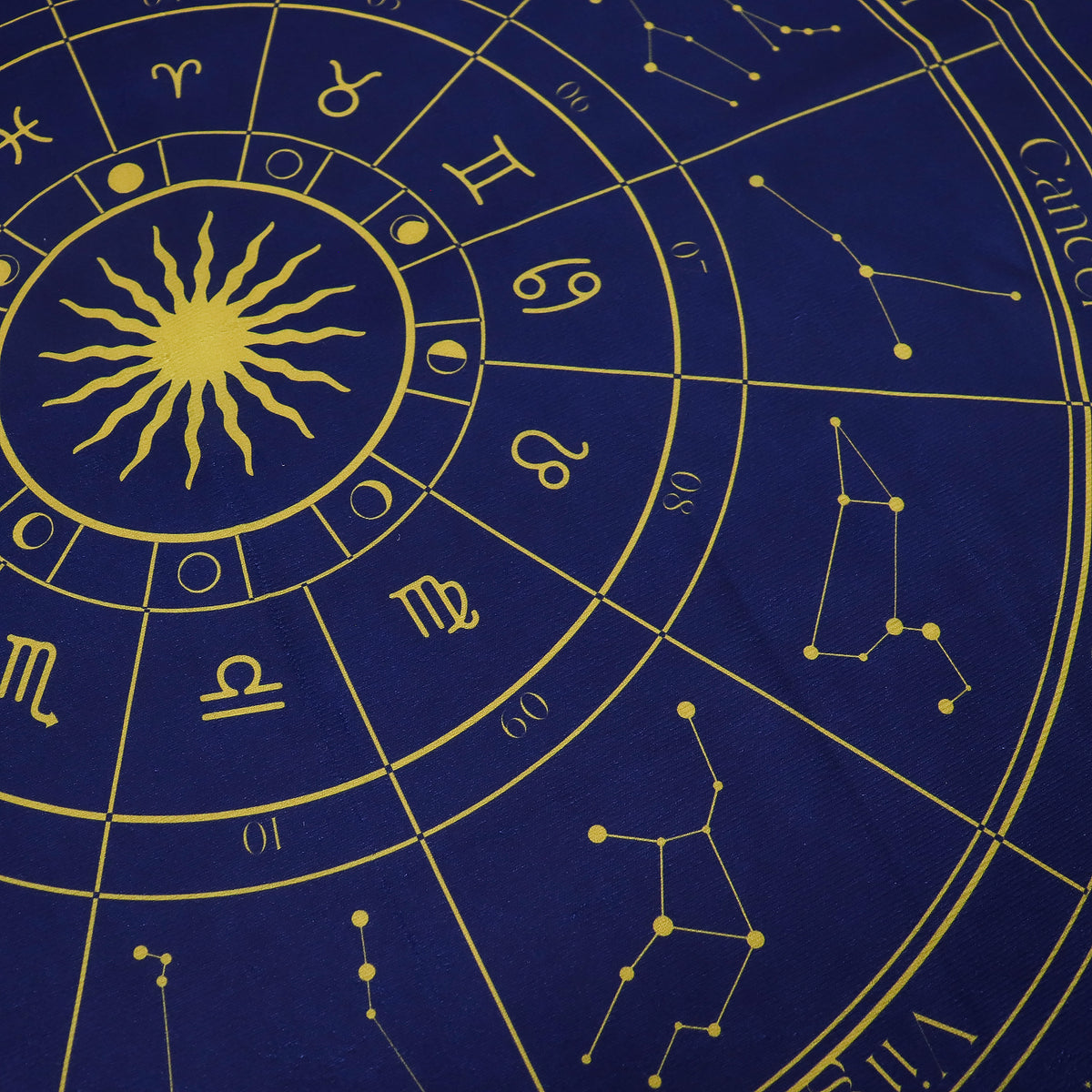 Zodiac Tarot & Oracle Card Reading Cloth - Crystal Nest