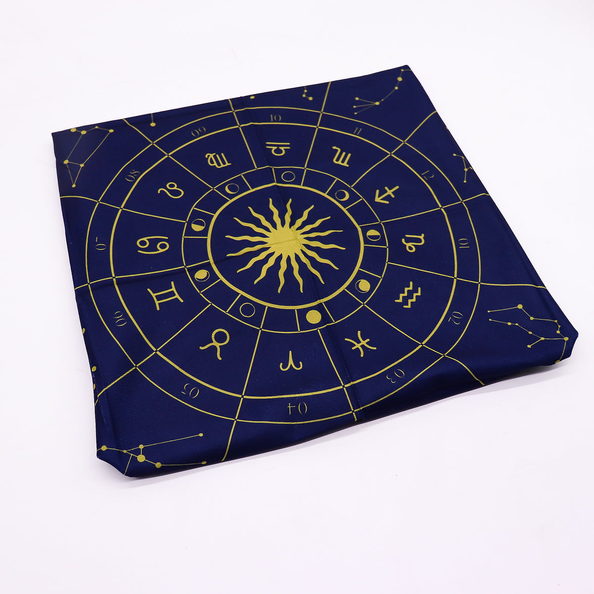 Zodiac Tarot & Oracle Card Reading Cloth - Crystal Nest