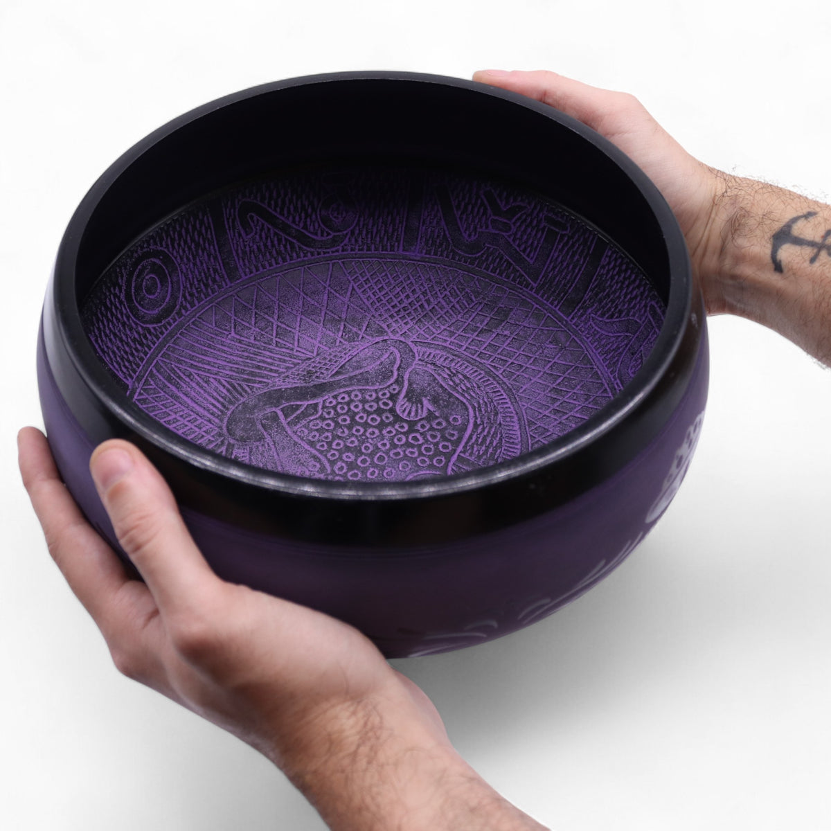Purple Haze Singing Bowl | Extra Loud Sound Healing & Meditation Bowl - Crystal Nest