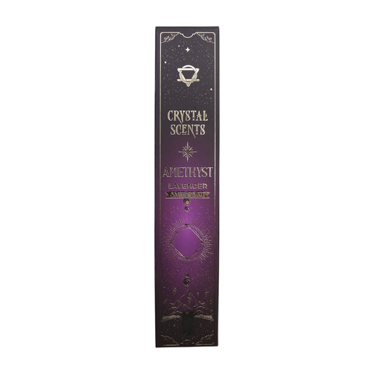 Amethyst Crystal & Lavender Scented Smudge Incense