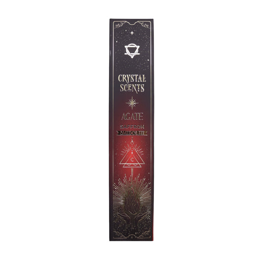 Red Agate Crystal & Saffron Scented Smudge Incense