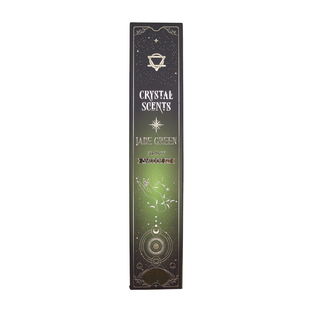 Jade Crystal & Spicy Scented Smudge Incense - Crystal Nest