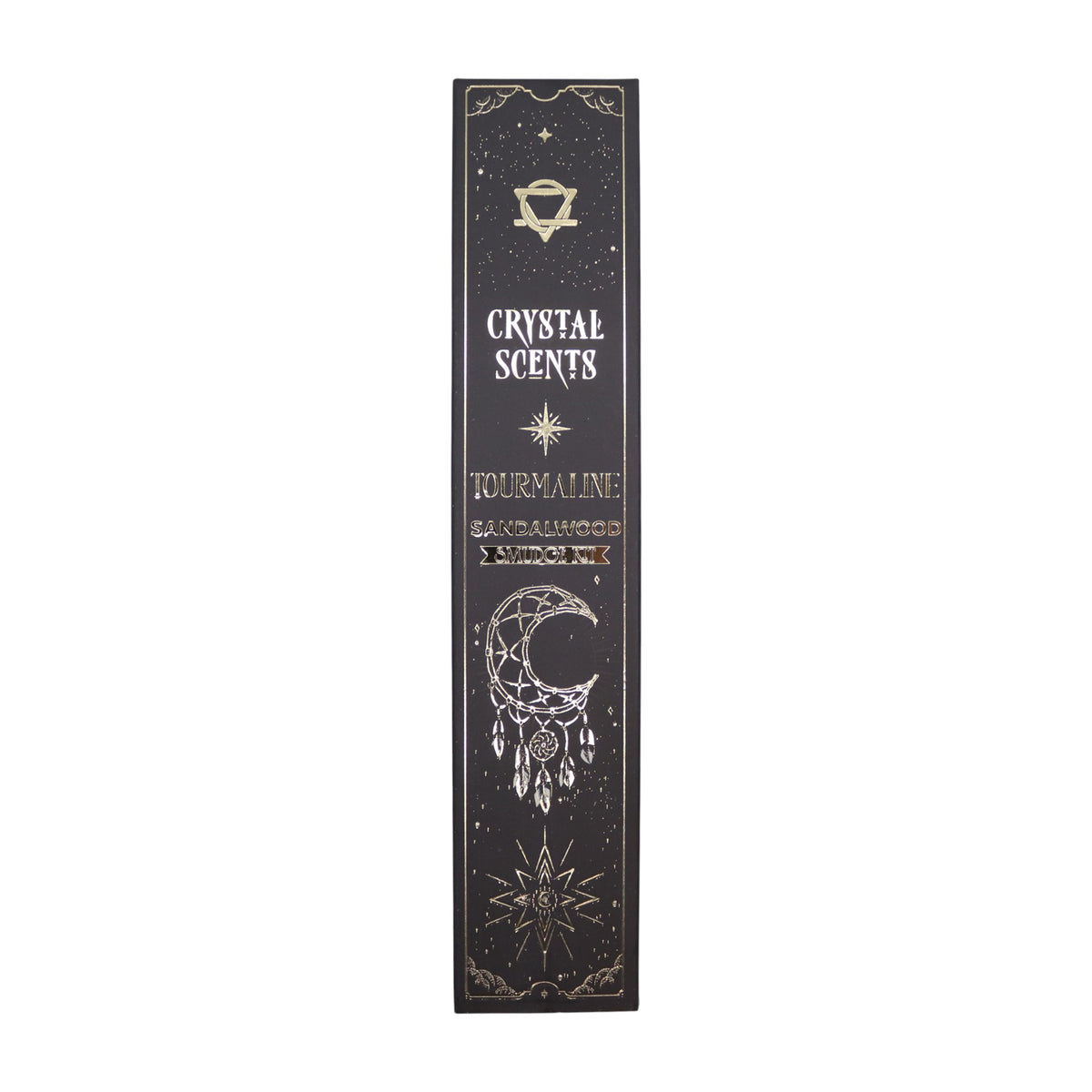 Tourmaline Crystal & Sandalwood Scented Smudge Incense - Crystal Nest