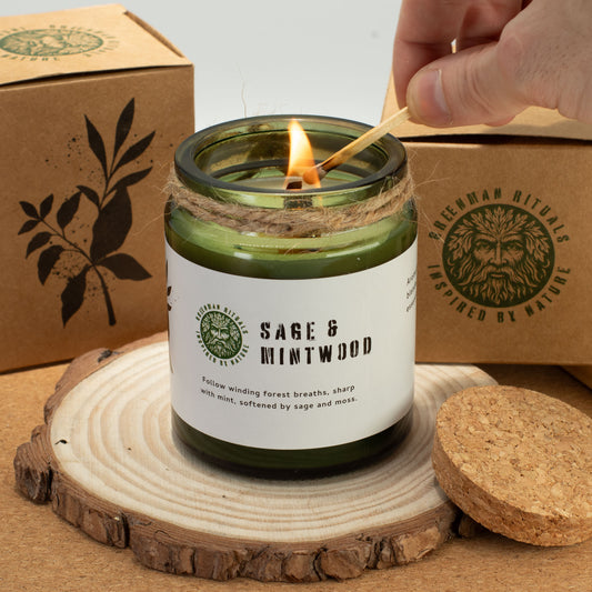 Wild Lavender Woodwick Soy Candle - Crystal Nest
