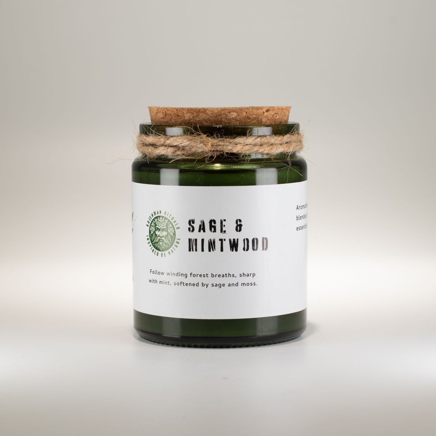 Sage & Mintwood Woodwick Soy Candle