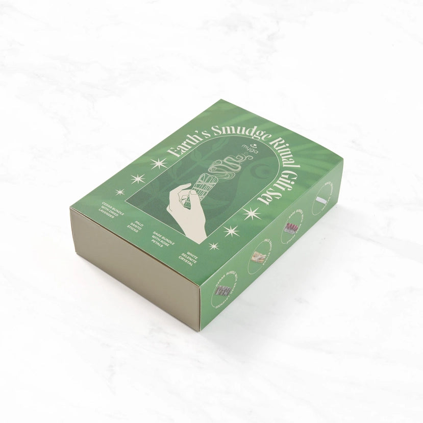 Earth’s Smudge Ritual Gift Set | Cleanse, Ground & Uplift - Crystal Nest