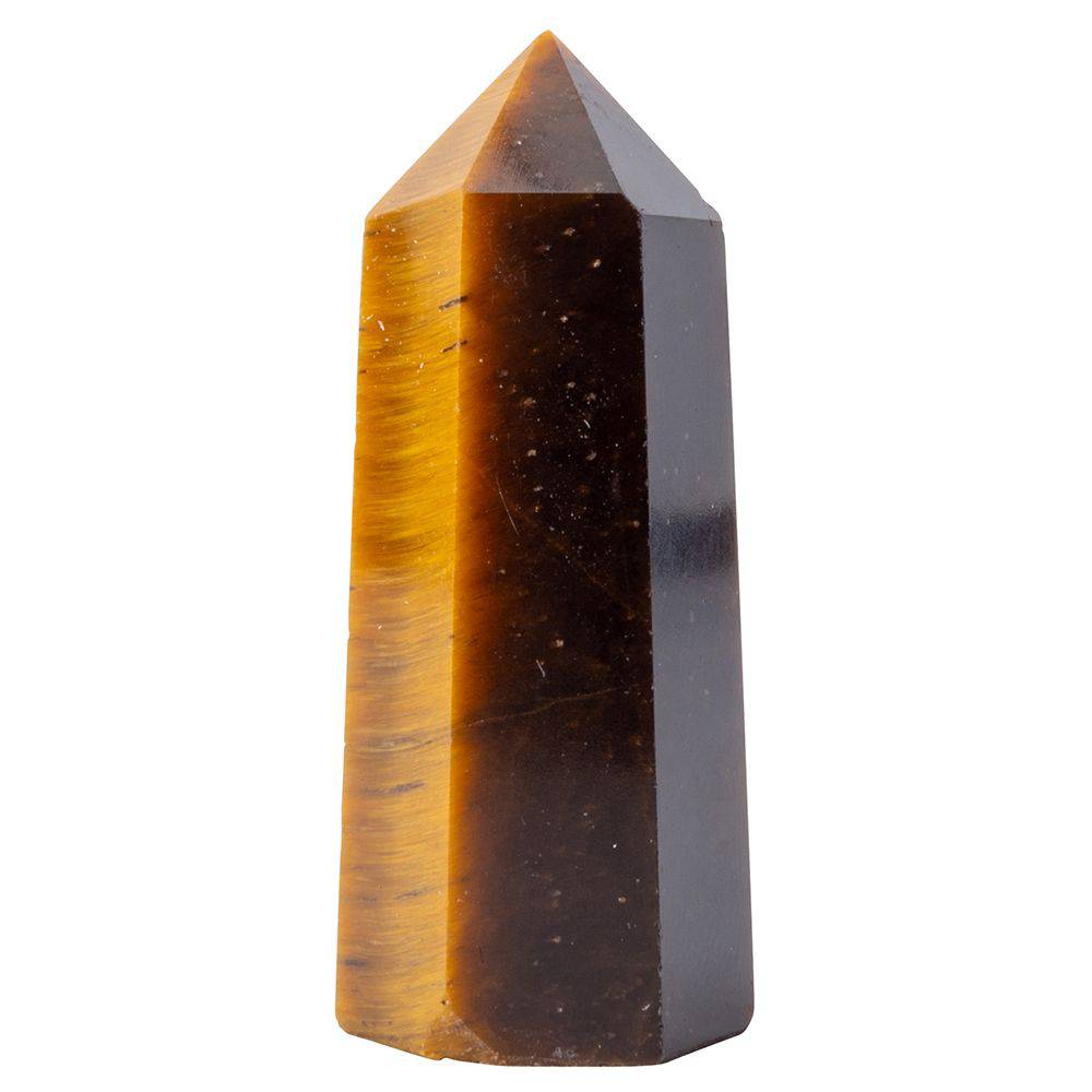 Golden Tiger Eye Polished Point - Crystal Nest