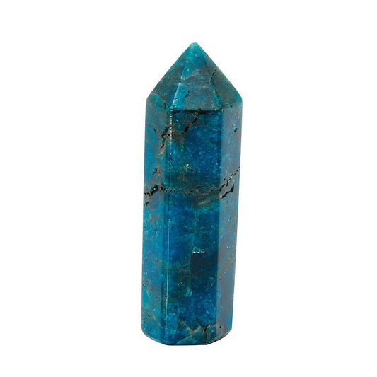 Blue Apatite Polished Point - Crystal Nest