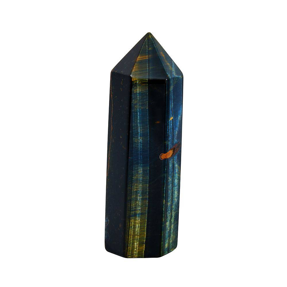 Blue Tiger Eye Polished Point - Crystal Nest