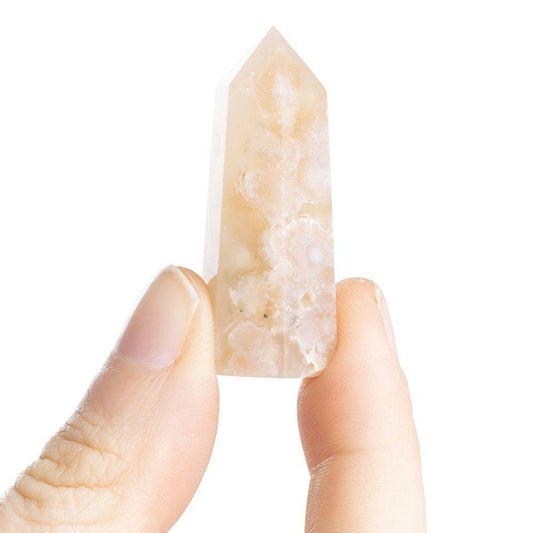 Flower Agate Polished Point - Small - Crystal Nest