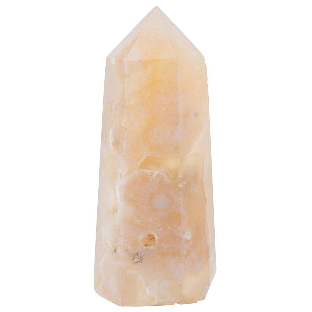 Flower Agate Polished Point - Small - Crystal Nest