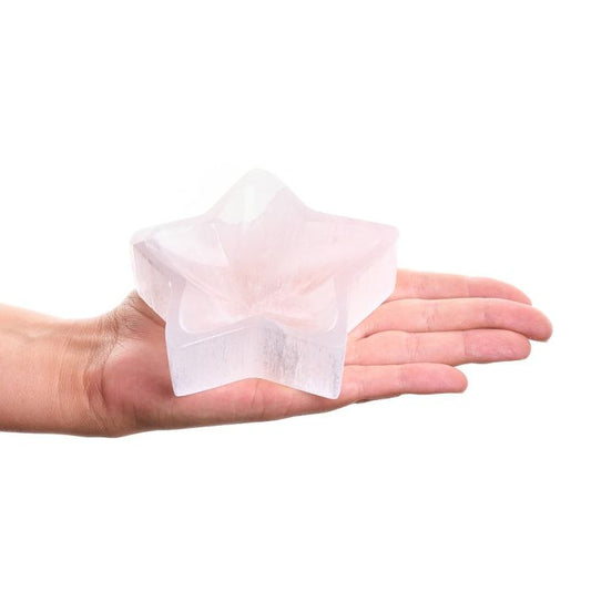 Star Selenite Charging Bowl - Crystal Nest