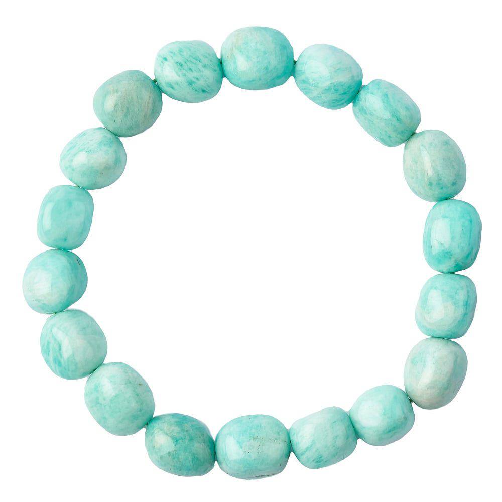 Amazonite Tumblestone Bracelet - Crystal Nest