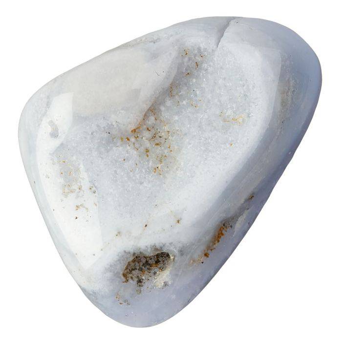 Blue Lace Agate Tumblestone - Medium - Crystal Nest