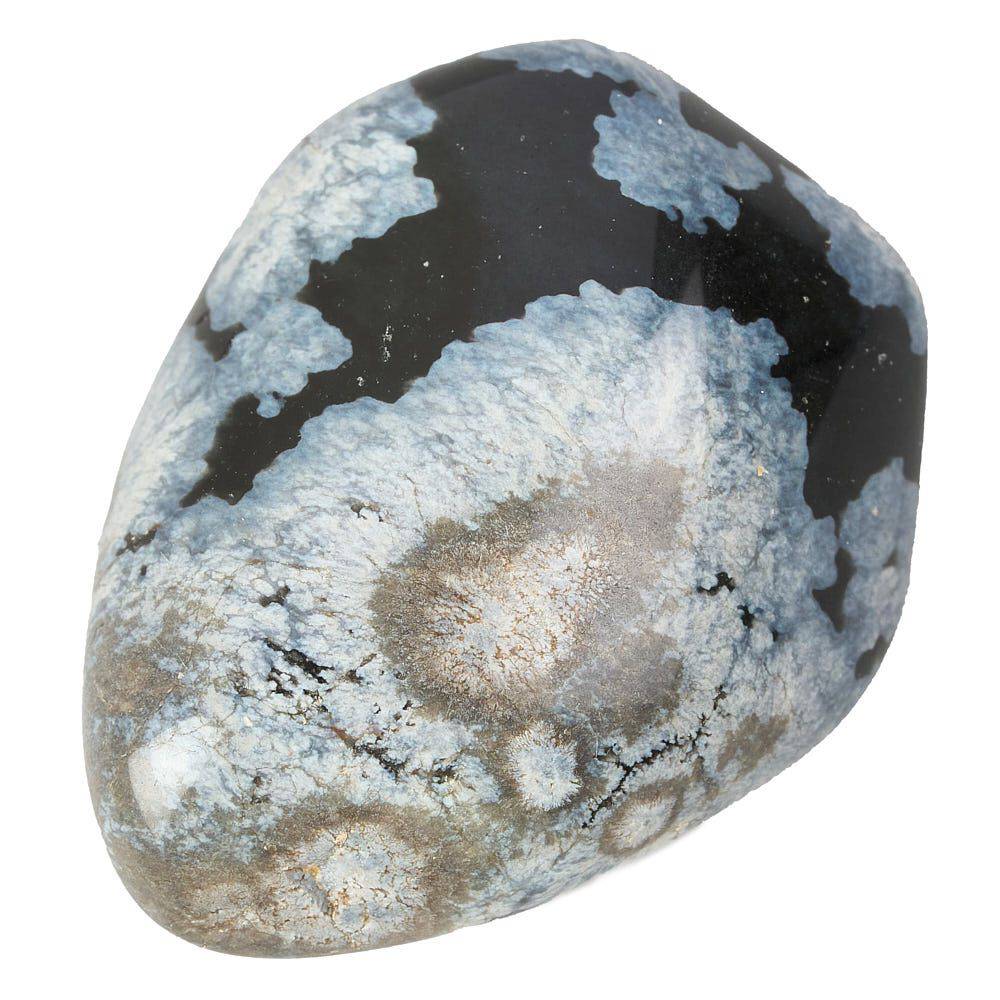 Snowflake Obsidian Tumblestone - Medium - Crystal Nest