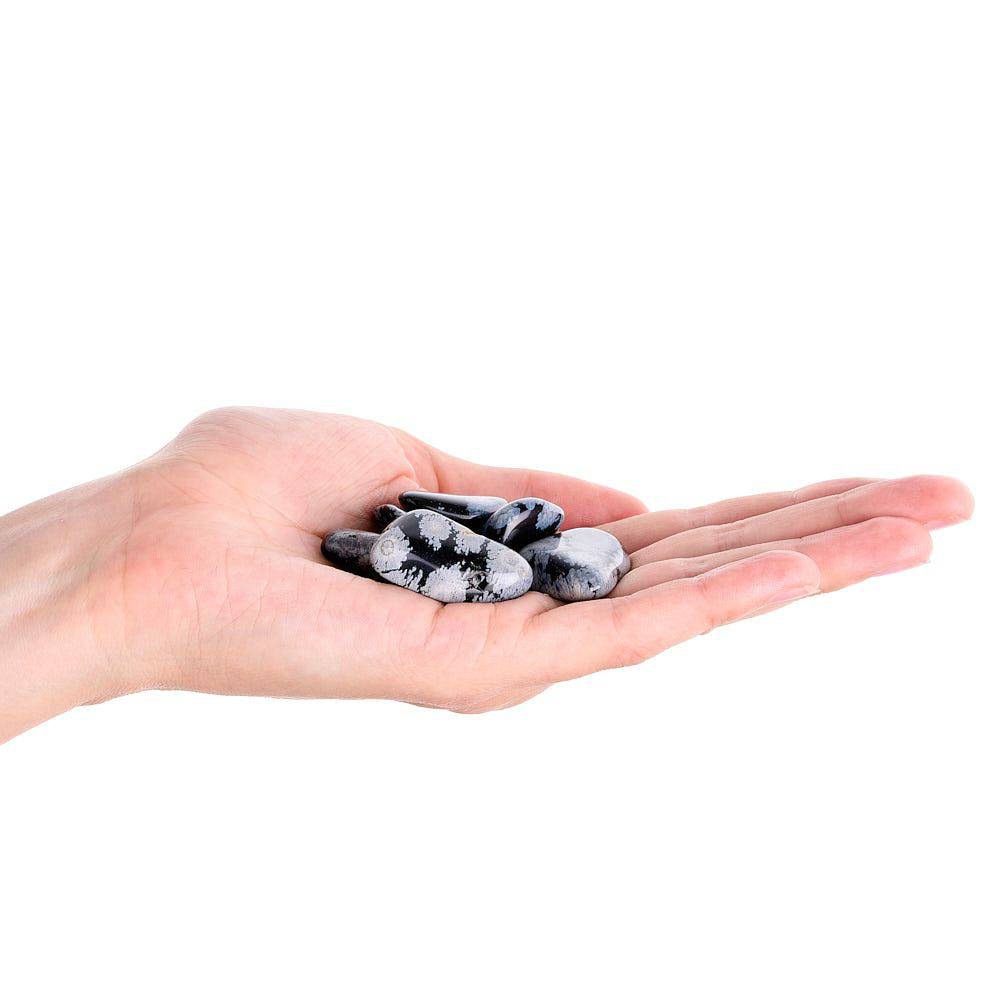 Snowflake Obsidian Tumblestone - Medium - Crystal Nest