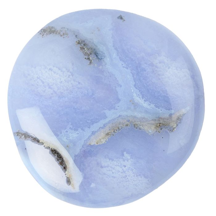 Blue Chalcedony Smoothstone - Crystal Nest