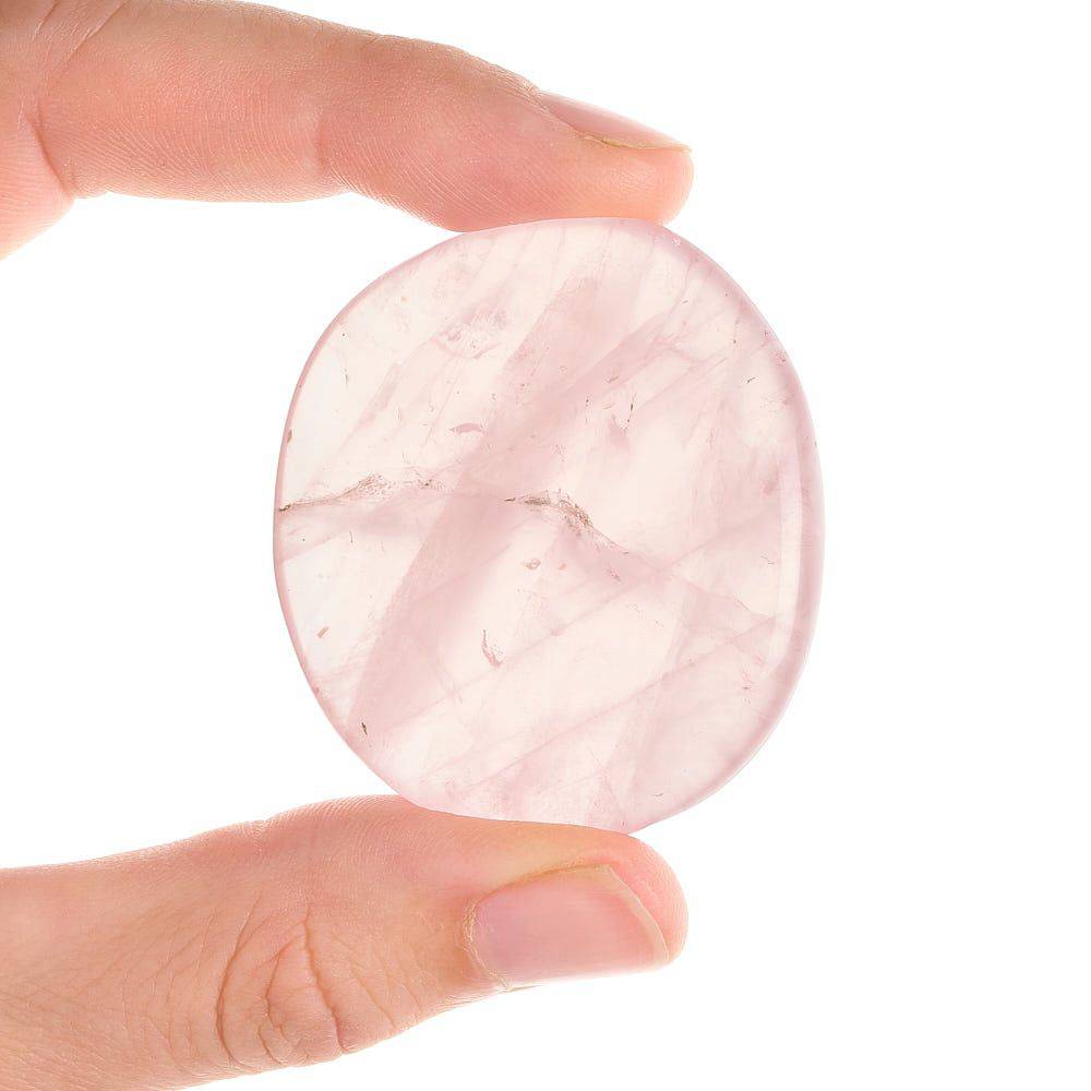 Rose Quartz Smoothstone - Crystal Nest