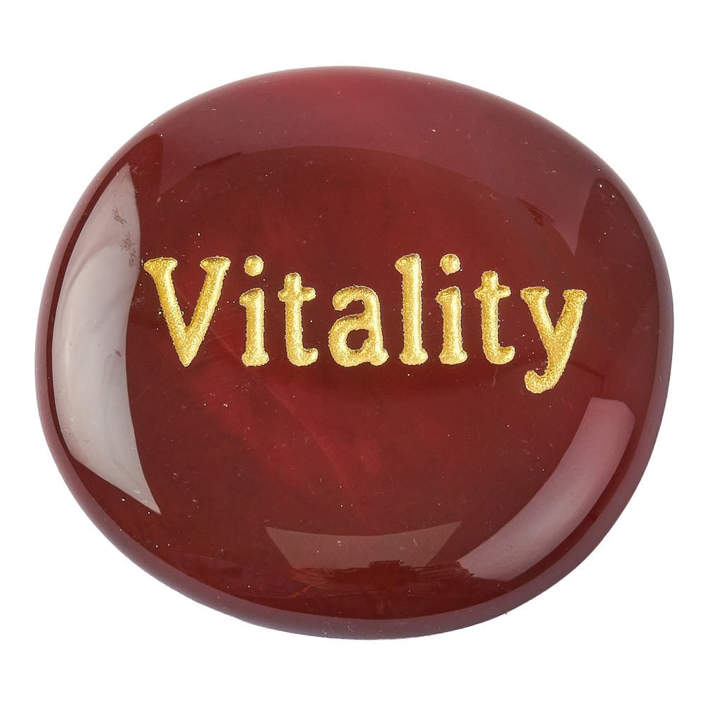 Carnelian Worry Stone “Vitality” | Energy & Confidence Crystal - Crystal Nest