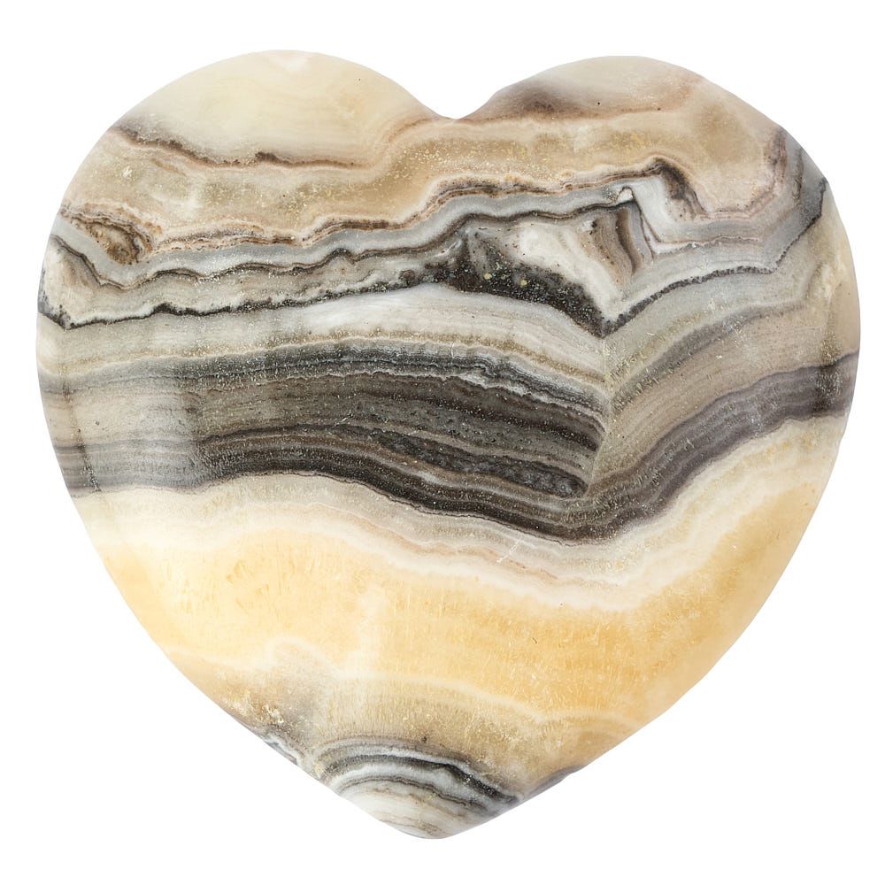 Banded Zebra Jasper Crystal Heart | Comfort Stone for Balance & Grounding - Crystal Nest